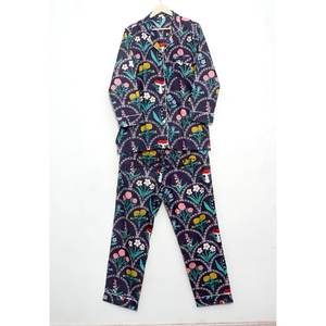 Conjunto de Pijama para Mujer con Estampado Floral de la Mejor Calidad, Ropa de Dormir de Algodón Cómoda para Adultos, Vestido para Verano y Primavera, la Mejor Calidad para Adultos - Product Image 4