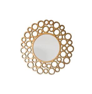 Marco de espejo de pared de aluminio con acabado de lujo de fabricación OEM, adorno decorativo contemporáneo para el hogar, sala de estar y dormitorio - Product Image 2