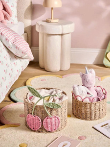 Elegant Paper Rope Dinosaur <b>Storage</b> <b>Basket</b> With Lid Natural Wicker <b>Toy</b> Organizer Kids Room Nursery Decor Handmade OEM ODM - Product Image 5