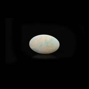 Natural White Opal Cabochon 4.35 Ct Loose Gemstone 14mm Certified Wholesale Lot - Product Image 2