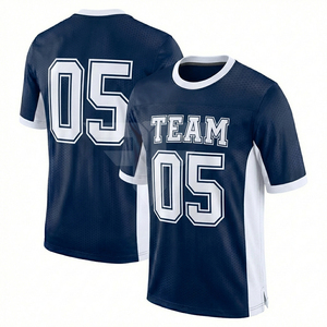 Camiseta de Fútbol Americano Transpirable con Estampado por Sublimación Premium, Tejido de Malla, Unisex, Corte Adulto, Manga Corta, Elegante - Product Image 4