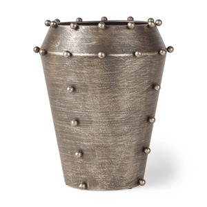 Jarrón de Metal Industrial para Mesa con Tachuelas, Macetero Decorativo Hecho a Mano para Diseño de Interiores del Hogar, para Decoración del Hogar - Product Image 5