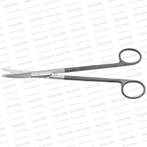 Ciseaux de lifting Gorney (19 cm) - Ciseaux chirurgicaux courbés pour la dissection des flaps faciaux et cervicaux, instrument de chirurgie plastique par Vaslcare - Product Image 6