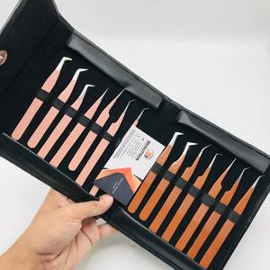 ชุดแหนบขนตาแบบเหล็กทนทานแหนบปลายแหลม - Product Image 2