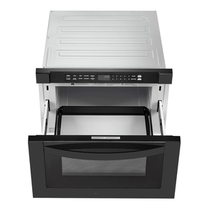 24 pulgadas Panel táctil de microondas integrado con control de presión, acabado mate negro - Product Image 4