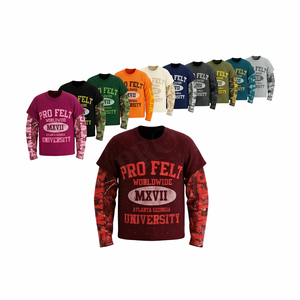 Camiseta de Verano de Manga Corta para Hombre, Moderna y Elegante, 100% Algodón, Transpirable, Personalizable OEM, Estilo Urbano Y2K - Product Image 1