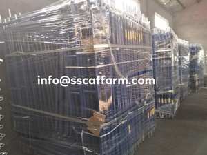 High Quality Blue V-Type Steel Scaffold Frame with Modern Lock Walk-Through Construction for All <b>Scaffolding</b> Applications - Product Image 6