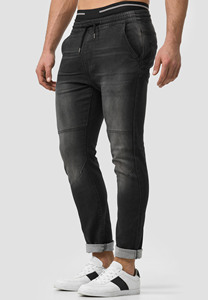 Pantalones Casuales Rectos de Corte Ajustado para Hombre, Jeans Elásticos con Cierre de Cremallera, Jeans Ajustados Lavados, Jeans Personalizados para Hombre - Product Image 5