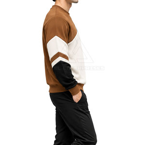 เสื้อสเวตเชิ้ตผู้ชายทรงร่วมสมัย คอกลม แขนยาว อุ่นสบาย สไตล์ลำลอง สตรีทแวร์ รับผลิตตามสั่ง จำนวนมาก จากโรงงาน - Product Image 6