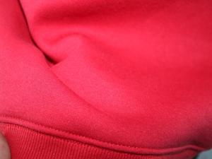 HAWKS RED <b>Mock</b> <b>Neck</b> Sweatshirt 100% Navy Blue Applique Embroidery wide <b>neck</b> Sweatshirt Finer Threads - Product Image 6