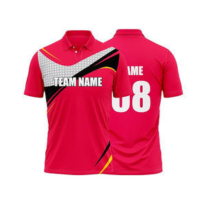 Camisetas de Cricket Transpirables, Ligeras, Cómodas, Ecológicas, Duraderas, de Poliéster, Personalizables, con Logotipo y Número Impresos de Alta Calidad - Product Image 1