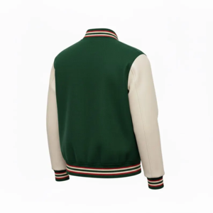 Chaqueta Bomber Estilo Vintage para Hombre y Mujer 2025 — Chaqueta Negra y Amarilla con Parche de Letra A en Chenilla - Product Image 2