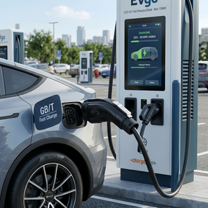 Adaptador de Carga Rápida para Vehículos Eléctricos CCS1 a GB/T de 250KW, Convertidor de Carga Rápida de CC de 250A y 1000V CCS1 a GB/T para Vehículos Eléctricos - Product Image 1