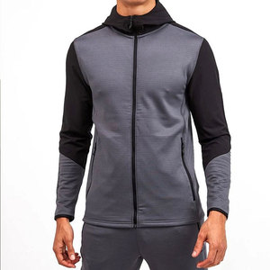 Full <b>Zip</b> Hoodie Jogger Tracksuits for Men Custom Logo Running Sportswear Sweat Suit Jogging Suit Custom Breathable Tracksuit - Product Image 6