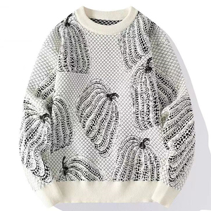 Nouvelle Collection – Pull Décontracté en Maille pour Homme, Style Hiver, Doux et Chaud, Personnalisable en Polyester/Coton, Matière Personnalisée - Product Image 4