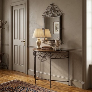 Tocador de Hierro Forjado a Mano Estilo Vintage, Escritorio de Metal Personalizado para Dormitorio, Muebles KHP - Product Image 2