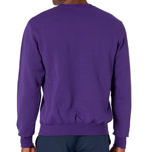 Sweat-shirt à capuche gris pour homme, couleur unie, en molleton de coton, pull décontracté à manches longues, coupe classique, pour l'automne - Product Image 3