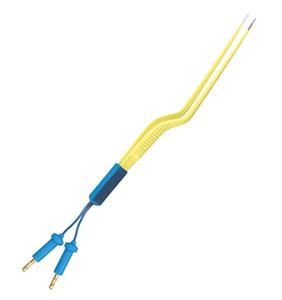 Pince coudée professionnelle pince bipolaire Instruments chirurgicaux en acier inoxydable avec source manuelle de câble d'alimentation - Product Image 1