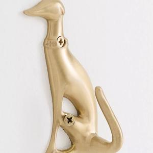 Porte-manteau et porte-serviettes mural moderne minimaliste en métal à double crochet, gain de place pour salle de bain - Product Image 1