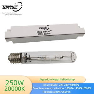 Lámpara de Haluro Metálico para <span class=keywords><strong>Acuario</strong></span> de Alta Eficiencia Lumínica, Tubo Recto T46 250W/400W 20000K, Lámpara para Cultivo de Corales Marinos - Product Image 3