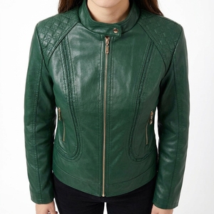 Chaquetas de Cuero Genuino Personalizadas de Nueva Llegada al por Mayor a Precio Razonable, Chaquetas de Cuero para Mujer Fáciles de Usar - Product Image 4