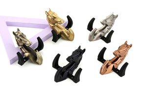 Porte-clés mural en forme de tête de cheval, support décoratif de style vintage, design animal, organisateur de crochets à clés pour la décoration de la maison - Product Image 2