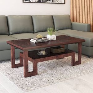 Modern <b>Wood</b> Coffee <b>Table</b> With Storage Shelf Midcentury Design Living Room Furniture Oval Shape <b>Solid</b> <b>Wood</b> <b>Top</b> - Product Image 6