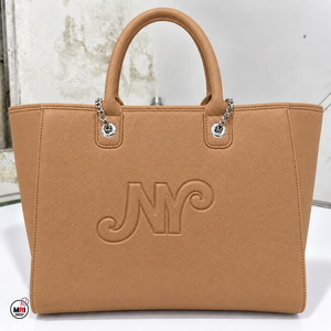 Bolso Tote de Piel Sintética de Nueva York de Primera Calidad, con Letras Grabadas, Diseño Moderno OEM, Abierto por Arriba, para Uso Diario de Mujeres, para Todas las Estaciones, Compras y Actividades al Aire Libre - Product Image 4