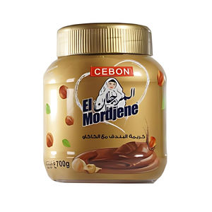 Crema de Avellanas Tostadas CEBON El Mordjene 700g, Contiene Avellanas, Leche y Soya, Información para Alergistas, Suministro al por Mayor - Product Image 1
