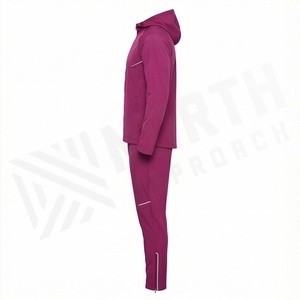 Survêtement en velours de haute qualité personnalisé pour hommes, vêtements de sport en velours, survêtement en molleton de luxe pour hommes, survêtements pour hommes - Product Image 3