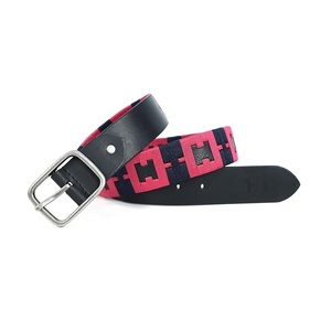 Ceinture Polo Faite Main Personnalisable de Haute Qualité en Cuir de Vachette avec Design Robuste et Durable à Prix Abordable - Product Image 2