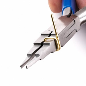 Pince à bec plat à 3 niveaux 2 4 6 mm, outil de bouclage de fil pour la fabrication de bijoux ZetomedPro - Product Image 3
