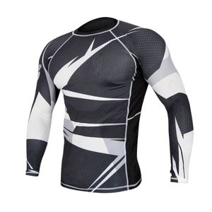 Sublimated Sleeves <b>Compression</b> Shirts Latest High-Quality Lightweight Plain <b>Compression</b> Rash Guard for Men - Product Image 3