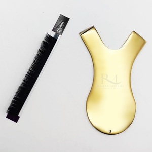 Juego de 3 Herramientas de Maquillaje de Acero Inoxidable con Forma de Y para Lifting de Pestañas, en 3 Colores Diferentes - Product Image 4