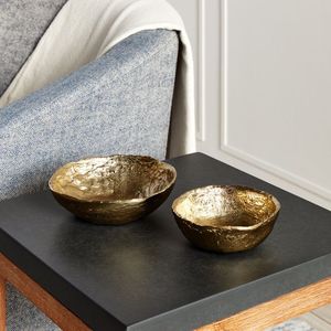 Luxury <b>Bowls</b> Gifts <b>Sets</b> Gold Finish Metal Chocolate Dates <b>Bowl</b> Eid & Ramadan Decoration Handmade Design Serving <b>Bowl</b> <b>Set</b> - Product Image 1