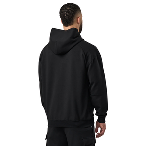 Sweat à capuche zippé personnalisé pour homme – Mélange coton/polyester 380g, respirant et séchage rapide, vêtement d'extérieur décontracté pour l'hiver - Product Image 2