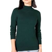 Sudaderas de Cuello Alto para Mujer, 100% Algodón, Forradas de Felpa, Lisas, con Logotipo Personalizado Bordado en la Parte Delantera, Ropa Urbana de Otoño e Invierno, Estampadas