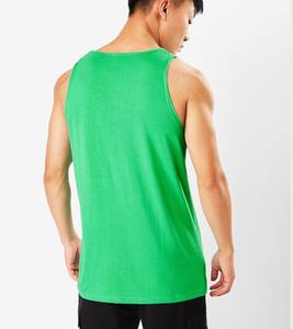 Camiseta sin mangas personalizada para hombre, estilo gimnasio, con corte extragrande en las axilas, verde, para jóvenes - Product Image 5