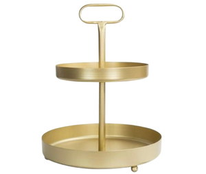 Royal Style Golden Cake Stand Server For Hotel Wedding <b>Birthday</b> <b>Table</b> Top Display Decoration Use Cupcake Muffins Stand - Product Image 2