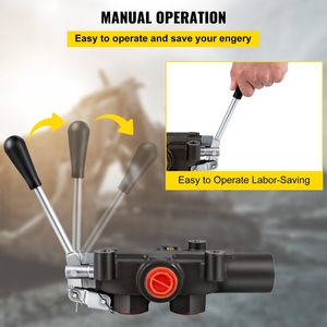 Valvola Idraulica a 1 Bobina 21 GPM, Valvola di Controllo Idraulica per Caricatore 3625 PSI, Valvola Direzionale Idraulica - Product Image 4