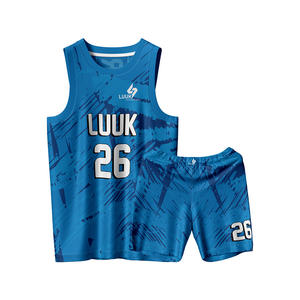 Conjunto de Uniforme de Baloncesto Personalizado de Alta Calidad, Antibacterial, 100% Poliéster, Impresión por Transferencia de Calor, Reversible - Product Image 5