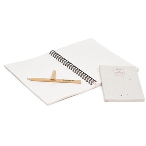 Custom Digital Printing Hardcover Journal Notebook Spiral Bound Writing Book Film Lamination <b>Seed</b> <b>Paper</b> Cover for Brand - Product Image 1