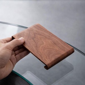 Walnut Wooden Tea Tray Simple Curved Tea Board <b>Small</b> Tea <b>Table</b> Decorative Wooden <b>Drink</b> Tray Handmade Coffee Serving Board - Product Image 6