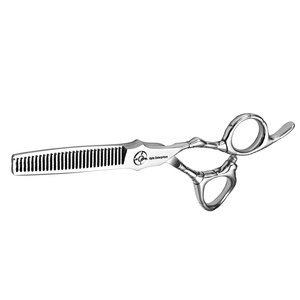 Ciseaux à cheveux fins de 6,5 pouces en acier inoxydable japonais affûtés à la main pour coiffeurs professionnels et usage domestique - Product Image 4