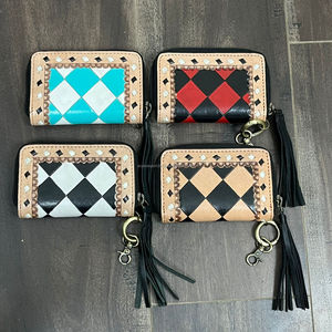 Famous Designer Brand Leather Coin <b>Bag</b> Checkered Leather with Keychain <b>Bag</b> Wallet Portable Coin Purse With Zipper Earphone <b>Bags</b> - Product Image 4