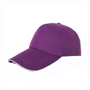 Stock 5 Panel Structured <b>Baseball</b> <b>Cap</b> Diagonal Cotton Weave Custom Logo Two Tone Quick Shipment - Product Image 4