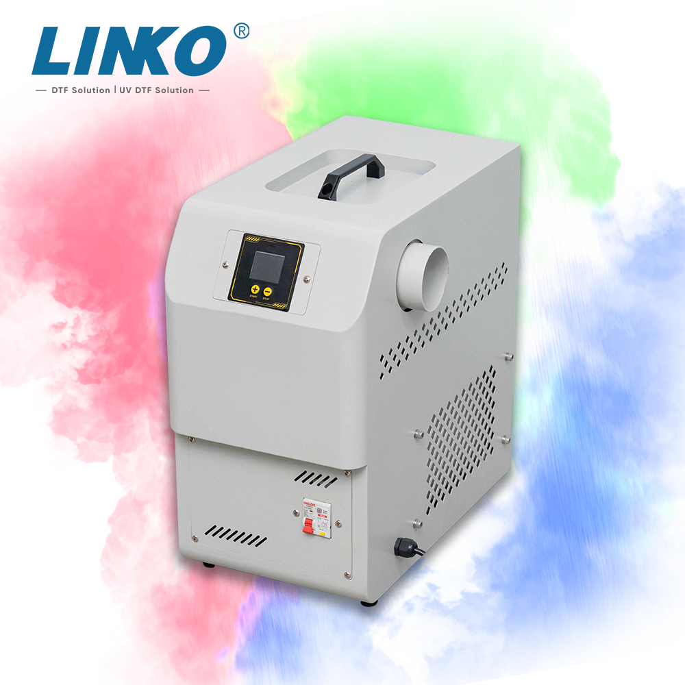 Профессиональное оборудование для очистки воздуха LINKO, новая модернизированная машина для очистки дыма для дтф-порошковой встряхивающей машины