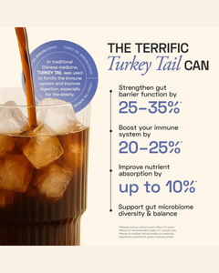 กาแฟผสมเห็ดหางไก่งวงสำเร็จรูป รสกาแฟธรรมชาติ เครื่องดื่มให้พลังงานอย่างนุ่มนวลเพื่อสุขภาพที่ดีในทุกวัน - Product Image 4