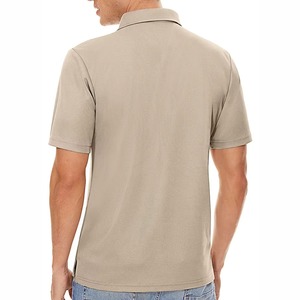 Chemises pour hommes d'été personnalisées décontractées à manches courtes en tricot imprimé 100% coton anti-plis avec poche – Grande Vente à Prix Bas en Gros - Product Image 6