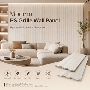 Panneau mural PS facile <span class=keywords><strong>à</strong></span> installer, rénovation DIY, panneau <span class=keywords><strong>à</strong></span> lattes en <span class=keywords><strong>polystyrène</strong></span> léger, panneau décoratif intérieur <span class=keywords><strong>à</strong></span> lattes pour appartement - Product Image 6